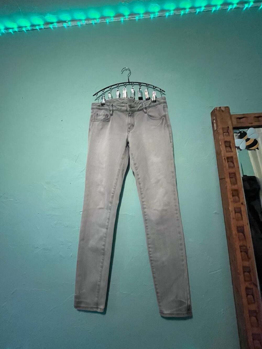 Armani Exchange Skinny Jeans Size 6 Gray